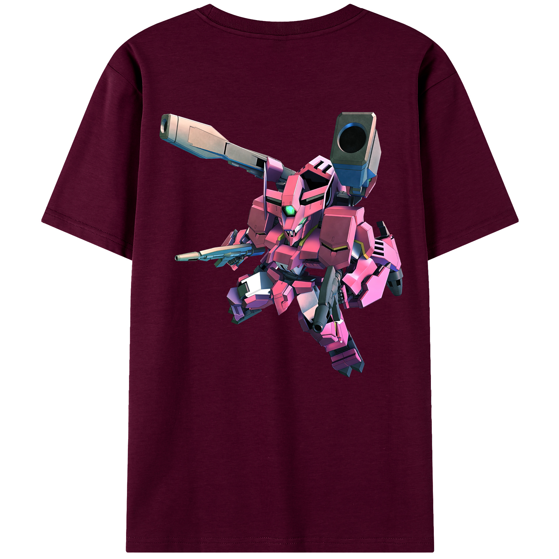 （画像用） 機動戦士ガンダム Mobile Suit Gundam レディース半袖Tシャツ(バックプリント)